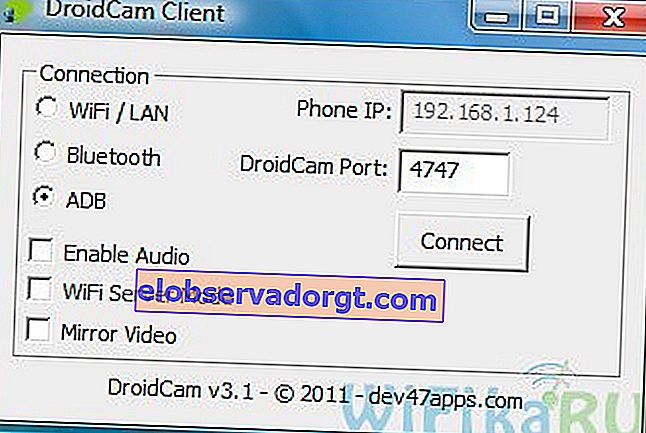 Droidcam Client PC