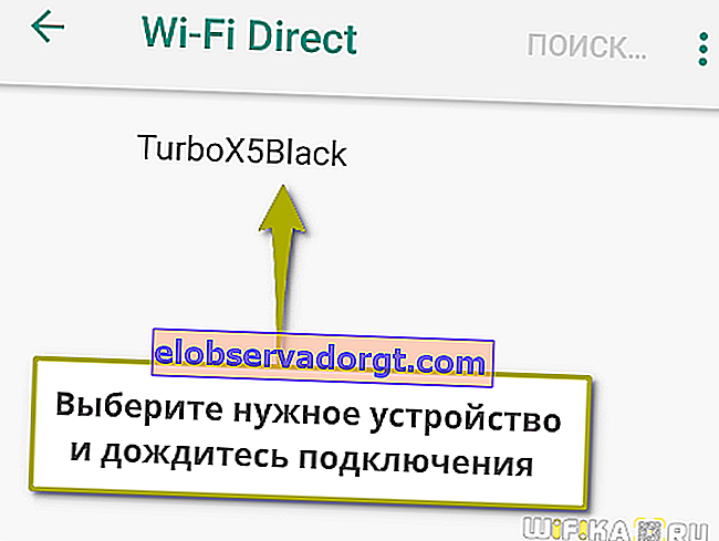 wifi directo en el teléfono