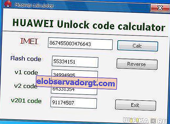 Huawei lås opp kalkulator