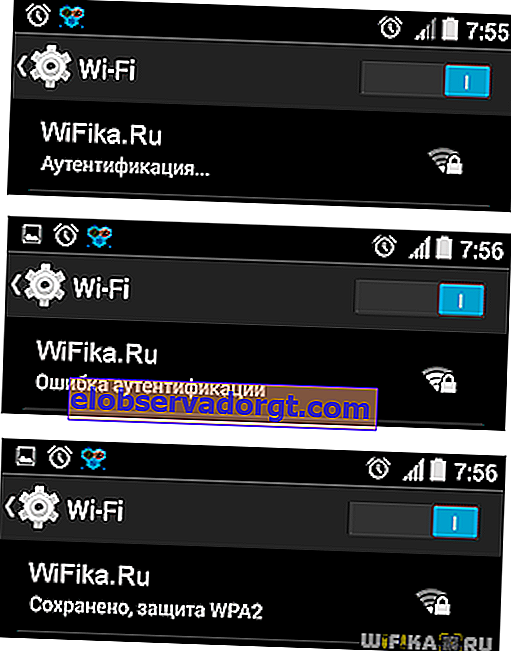 wifi-autentiseringsfeil