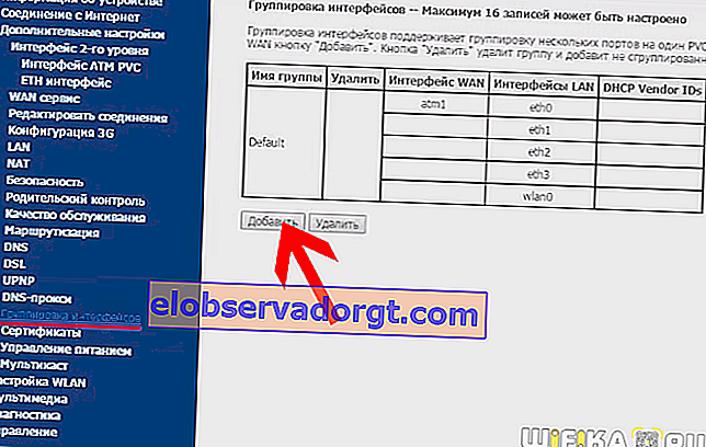 configurar el enrutador de Internet Rostelecom
